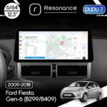 Магнітола Ford Fiesta 6 (2009-2018) DUDU 7 12.3" 2K QLED, 6/64, 360 (Style C)