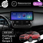 Магнітола Ford Kuga 2, C-MAX 2, Escape 3 (2012-2019) Resonance Ultra M6 (7862) 6/128, 12.3" QLED, 360 (Audi Style)
