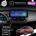 Магнітола Ford Kuga 2, C-MAX 2, Escape 3 (2012-2019) Resonance Ultra M4 (7862) 4/32, 12.3" QLED, 360 (BMW Style)