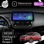 Магнітола Ford Kuga 2, C-MAX 2, Escape 3 (2012-2019) Resonance Ultra M8 (7862) 8/256, 12.3" QLED, 360 (BMW Style)