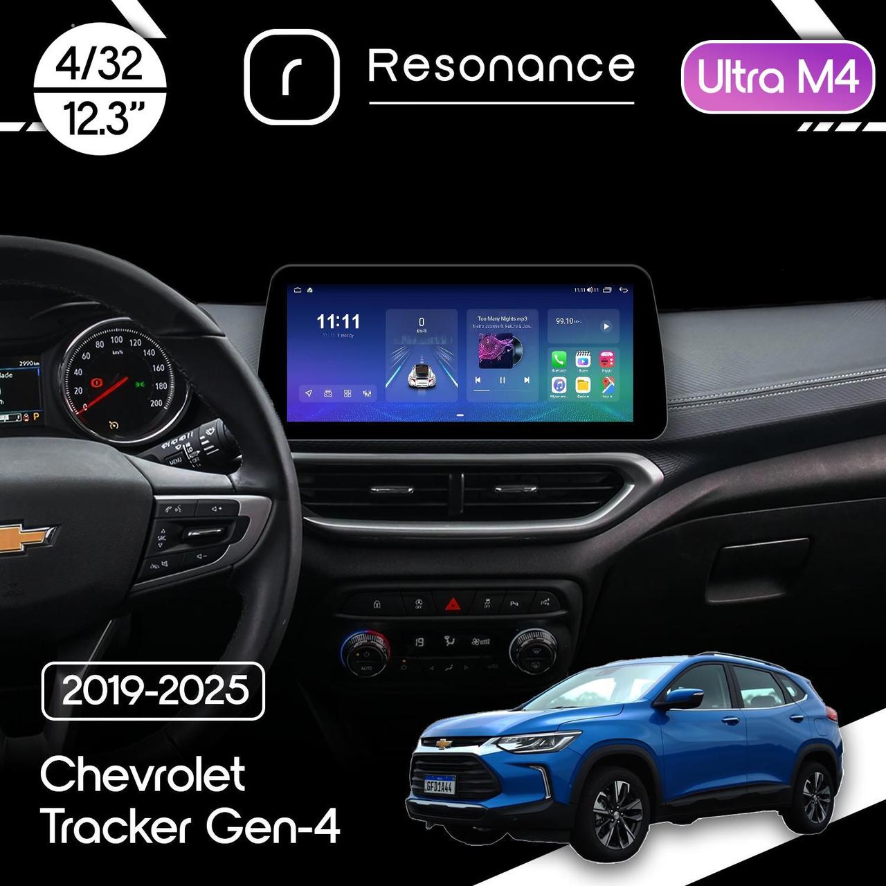 6919044828_magnitola-chevrolet-tracker Магнітола Chevrolet Tracker 4 (2019-2025) Resonance Ultra M4 (7862) 4/32, 12.3" QLED, 360 (BMW Style) - Зображення 1