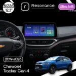 Магнітола Chevrolet Tracker 4 (2019-2025) Resonance Ultra M8 (7862) 8/256, 12.3" QLED, 360 (BMW Style)