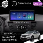 Магнітола Honda CR-V 4 (RM, RE) (2011-2016) Resonance Ultra M6 (7862) 6/128, 12.3" QLED, 360 (Audi Style)