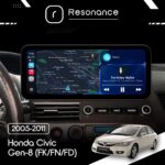 Магнітола Honda Civic 8 (FKFNFD) (2005-2011) Resonance Ultra M6 (7862) 6/128, 10.25" QLED, 360 (Benz Style) - Зображення 5