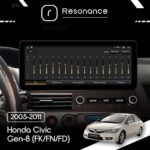 Магнітола Honda Civic 8 (FK, FN, FD) (2005-2011) Resonance Ultra M4 (7862) 4/32, 12.3" QLED, 360 (Audi Style) - Зображення 6