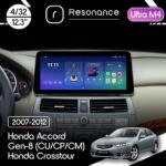 Магнітола Honda Accord 8 (CU, CP, CM) (2007-2012) / Crosstour (2010-2015) [Low] Resonance Ultra M4 (7862) 4/32, 12.3" QLED, 360