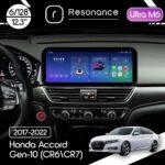 Магнітола Honda Accord 10 (CR6, CR7) (2017-2022) Resonance Ultra M6 (7862) 6/128, 12.3" QLED, 360 (Benz Style)