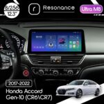 Магнітола Honda Accord 10 (CR6, CR7) (2017-2022) Resonance Ultra M8 (7862) 8/256, 12.3" QLED, 360 (BMW Style)