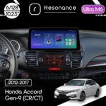 Магнітола Honda Accord 9 (CR2CR3) (2012-2017) [Верхня] Resonance Ultra M6 (7862) 6/128, 10.25" QLED, 360 (BMW Style)