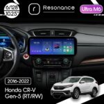 Магнітола Honda CR-V 5 (RTRW) (2016-2022) Resonance Ultra M6 (7862) 6/128, 10.25" QLED, 360 (Benz Style)
