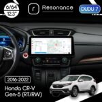 Магнітола Honda CR-V 5 (RT, RW) (2016-2022) DUDU 7 12.3" 2K QLED, 6/64, 360 (Style C)