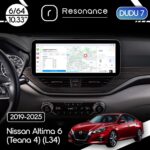 Магнітола Nissan Teana 4, Altima 6 (L34) (2019-2025) DUDU 7 10.3" 2K QLED, 6/64, 360 (B-Style)