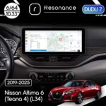 Магнітола Nissan Teana 4, Altima 6 (L34) (2019-2025) DUDU 7 10.3" 2K QLED, 6/64, 360 (A-Style)