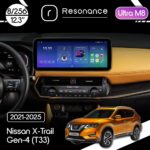 Магнітола Nissan X-Trail 4 (T33) (2021-2025) Resonance Ultra M8 (7862) 8/256, 12.3" QLED, 360 (Benz Style)
