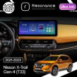Магнітола Nissan X-Trail 4 (T33) (2021-2025) Resonance Ultra M6 (7862) 6/128, 10.25" QLED, 360 (Audi Style)