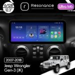 Магнітола Jeep Wrangler 3 (2007-2018) Resonance Ultra M6 (7862) 6/128, 12.3" QLED, 360 (Benz Style)