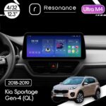 Магнітола Kia Sportage (QL) (2016-2021) Resonance Ultra M4 (7862) 4/32, 12.3" QLED, 360 (BMW Style)
