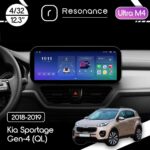 Магнітола Kia Sportage (QL) (2016-2021) Resonance Ultra M4 (7862) 4/32, 12.3" QLED, 360 (Benz Style)