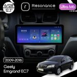 Магнітола Geely Emgrand EC7 (2009-2016) Resonance Ultra M6 (7862) 6/128, 12.3" QLED, 360 (Audi Style)