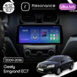 Магнітола Geely Emgrand EC7 (2009-2016) Resonance Ultra M4 (7862) 4/32, 12.3" QLED, 360 (BMW Style)