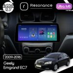 Магнітола Geely Emgrand EC7 (2009-2016) Resonance Ultra M8 (7862) 8/256, 12.3" QLED, 360 (BMW Style)