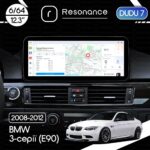 Магнітола BMW 3-Series (E90, E91, E92) (2008-2012) [CIC] DUDU 7 12.3" 2K QLED, 6/64 (Style B)