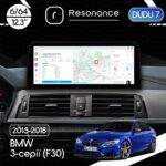 Магнітола BMW 3-Series (F30, F31, F34) (2017-2019) [NBT EVO] DUDU 7 12.3" 2K QLED, 6/64, 360 (Style C)
