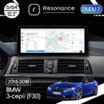 Магнітола BMW 3-Series (F30, F31, F34) (2017-2019) [NBT EVO] DUDU 7 12.3" 2K QLED, 6/64 (Style B)