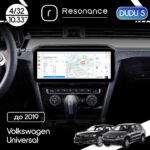 Магнітола Volkswagen Universal (-2019) DUDU 5 10.3" 2K QLED, 4/32, 360 (B-Style)