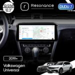 Магнітола Volkswagen Universal (2019+) DUDU 7 12.3" 2K QLED, 12/256 (Style C)