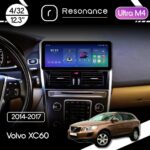 Магнітола Volvo XC60 (2014-2017) Resonance Ultra M4 (7862) 4/32, 12.3" QLED, 360 (Audi Style)