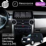 Магнітола Land Rover Discovery 3 (L319) (2004-2009) Resonance Ultra M6 (7862) 6/128, 10.25" QLED, 360 (BMW Style)