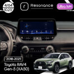 Магнітола Toyota RAV4 5 (XA50) (2018-2021) Resonance Ultra M4 (7862) 4/64, 10.25" QLED, 360 (BMW Style)