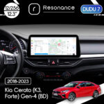 Магнітола Kia K3 (BD) (2018-2023) DUDU 7 12.3" 2K QLED, 12/256 (Style C)
