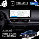Магнітола Mazda 3 (Axela) Gen-3 (BM, BN) (2013-2019) [Low] DUDU 7 12.3" 2K QLED, 6/64 (Style B)