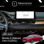 Магнітола Mazda 6 (Atenza) Gen-3 (GJ, GL) (2019-2025) DUDU 7 12.3" 2K QLED, 6/64, 360 (Style C) - Зображення 6