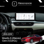 Магнітола Mazda 6 (Atenza) Gen-3 (GJ, GL) (2015-2017) [High] DUDU 7 12.3" 2K QLED, 6/64 (Style B) - Зображення 9