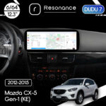 Магнітола Mazda CX-5 Gen-1 (KE) (2012-2015) [High] DUDU 7 12.3" 2K QLED, 6/64 (Style B)