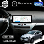 Магнітола Opel Astra H (2004-2010) DUDU 7 12.3" 2K QLED, 6/64 (Style B)