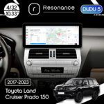 Магнітола Toyota Land Cruiser Prado 150 (2017-2023) [Mid] DUDU 5 10.3" 2K QLED, 4/32, 360 (Style A)