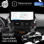 Магнітола Toyota RAV4 3 (XA30) (2005-2013) DUDU 7 10.3" 2K QLED, 6/64, 360 (B-Style)