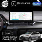 Магнітола Toyota Sienna 4 (XL40) (2020+) DUDU 5 10.3" 2K QLED, 6/128, 360 (A-Style)