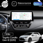 Магнітола Toyota Corolla 12 (E210) (2018+) DUDU 7 12.3" 2K QLED, 12/256 (Style C)