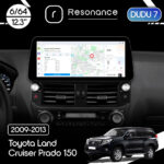 Магнітола Toyota Land Cruiser Prado 150 (2009-2013) [High] DUDU 7 12.3" 2K QLED, 6/64, 360 (Style C)