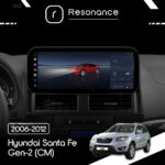 Магнітола Hyundai Santa Fe 2 (CM) (2006-2012) DUDU 7 10.3" 2K QLED, 6/64, 360 (B-Style) - Зображення 5