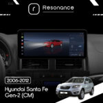 Магнітола Hyundai Santa Fe 2 (CM) (2006-2012) DUDU 7 10.3" 2K QLED, 6/64, 360 (A-Style) - Зображення 5