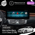 Магнітола Mercedes-Benz CLS-Class (C218) (2015-2018) [NTG 5.0] Resonance Ultra M6 (7862) 6/128, 12.3" QLED, 360 (Benz Style)