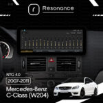 Магнітола Mercedes-Benz C-Class (W204) (2007-2011) [NTG 4.0] Resonance L300 4/32 10.33" QLED, 360 (Mercedes-Benz Style) - Зображення 8