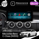 Магнітола Mercedes-Benz C/GLC-Class (W205/X253) (2019-2021) [NTG 5.5] Resonance Ultra M8 (7862) 8/256, 12.3" QLED, 360 (Benz