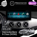 Магнітола Mercedes-Benz B-Class (W246) (2015-2018) [NTG 5.0] Resonance Ultra M4 (7862) 4/64, 10.25" QLED, 360 (Benz Style)